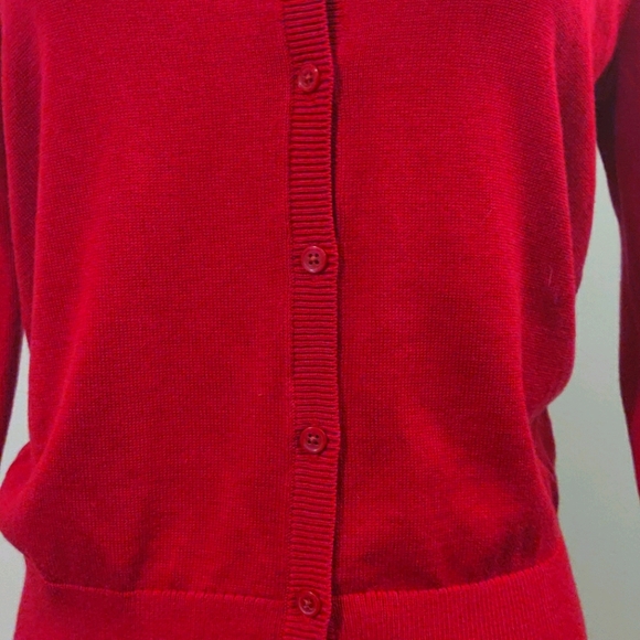 Red Cardigan - Picture 2 of 4
